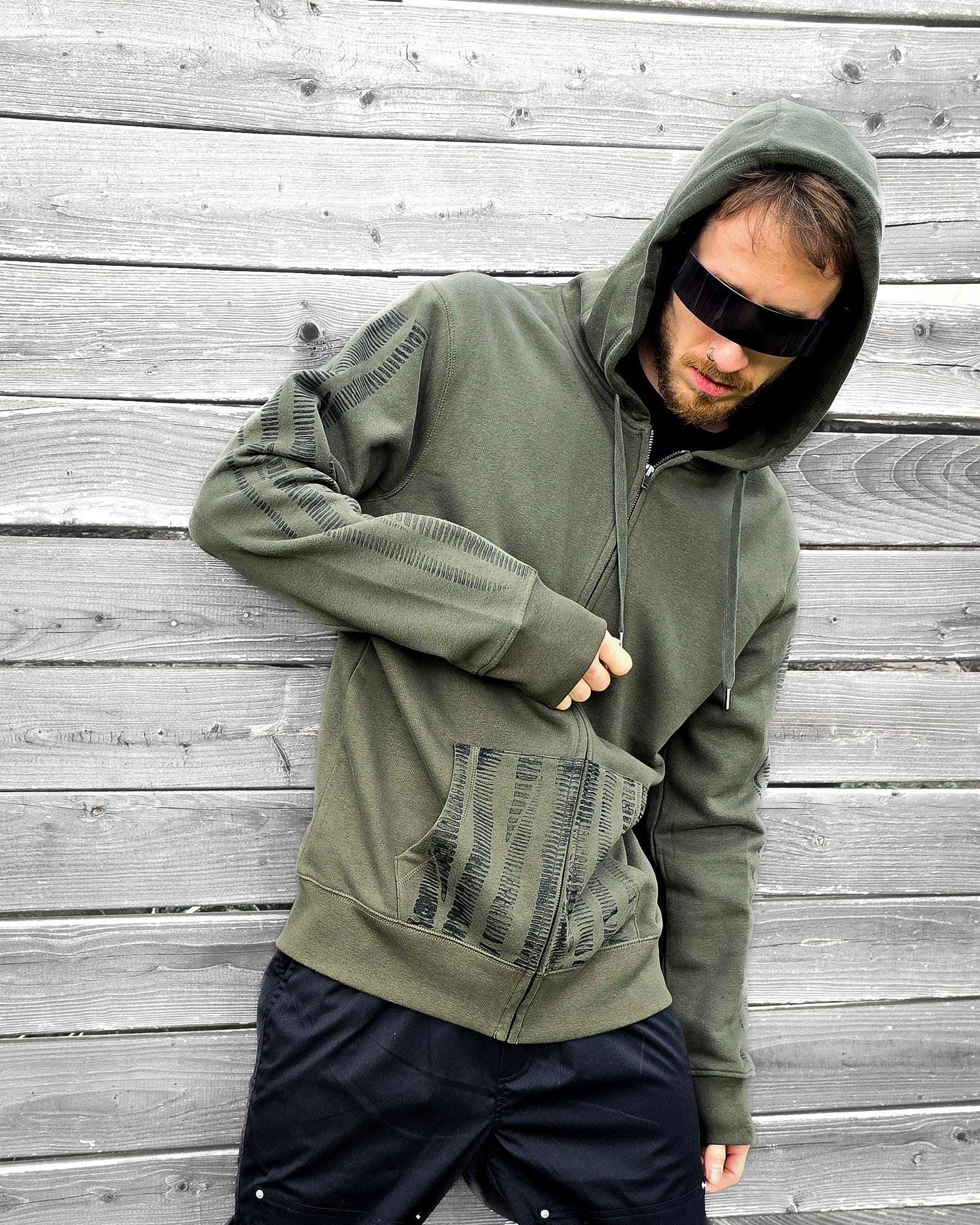 Zipper Hoodie - Going Deep – Bild 4