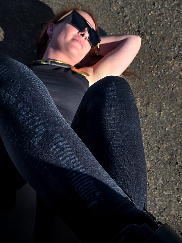 Leggings - Anthrazit Stripes – Bild 3