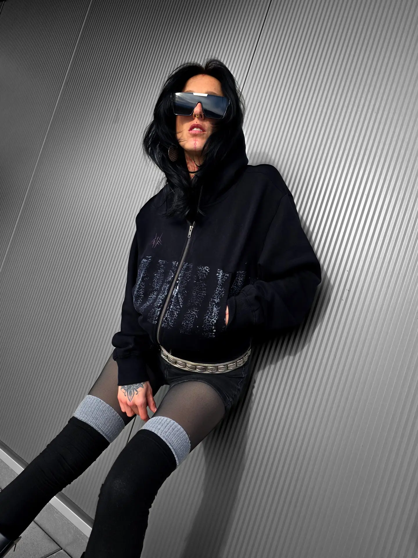 Bomber Zipper Hoodie - Energy – Bild 4