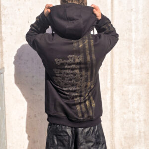 Zipper "Geometry Gold"